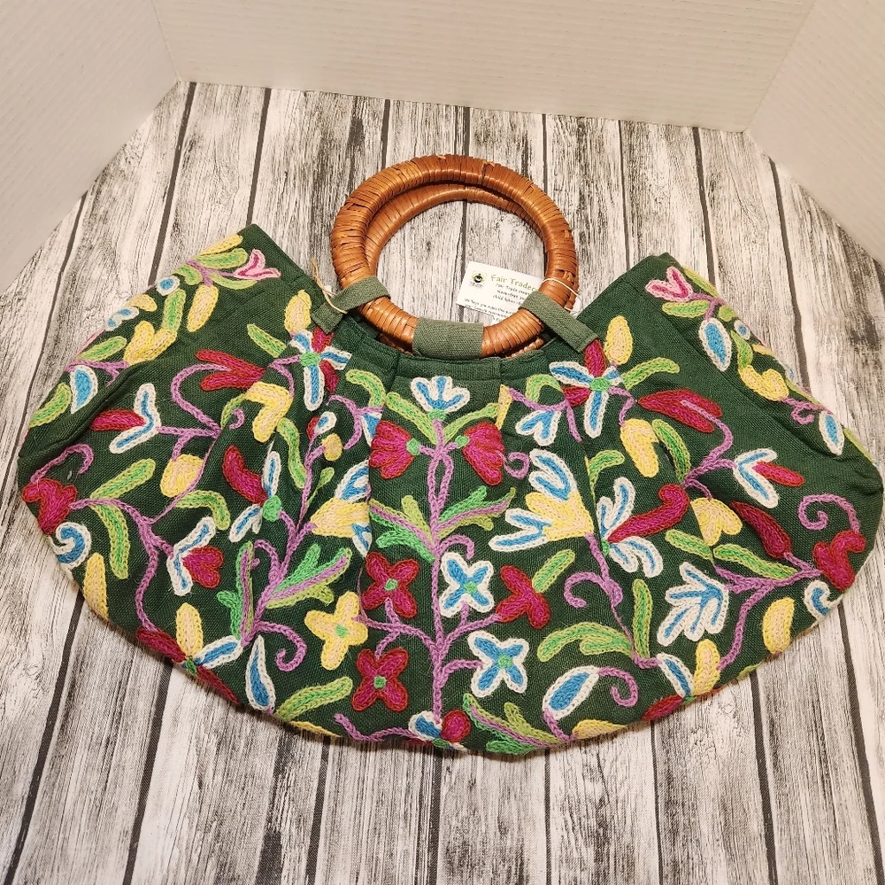 Fair‎ trade tapestry bag Reversible - Picture 6 of 7